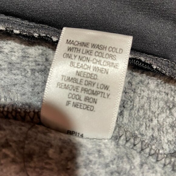 Sonoma Mens Size S Knit Fleece Full Zip Jacket Marled Gray Mock Neck Pockets - Picture 11 of 11